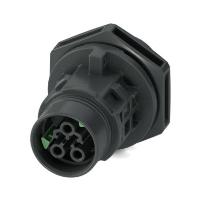 Phoenix Contact Connector, 3 Contacts, Front, Socket, Female, IP66, IP68, IP69, PRC 20 Series