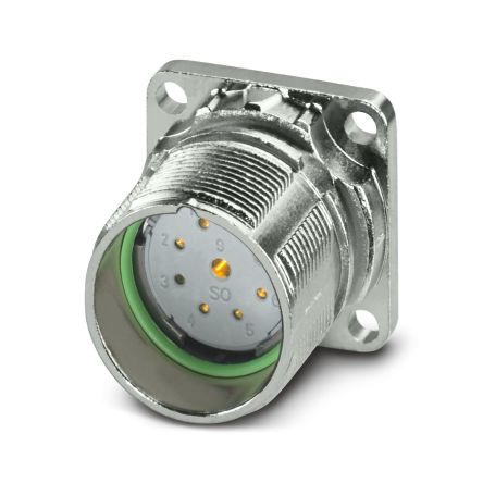 Phoenix Contact Circular Connector, 9 Contacts, Front, M23 Connector, Socket, Female, IP66, IP68, M23 PRO Series