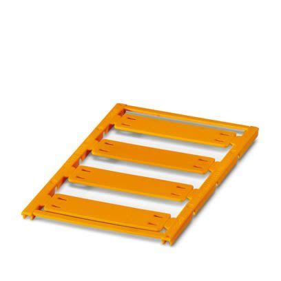 Phoenix Contact UC-WMTB Cable Marker, Orange, Pre-printed "0", 0828378 Flammability rating according to UL 94 V2