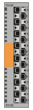 Phoenix Contact Distribution Block, 16 Way, 24V dc, Grey
