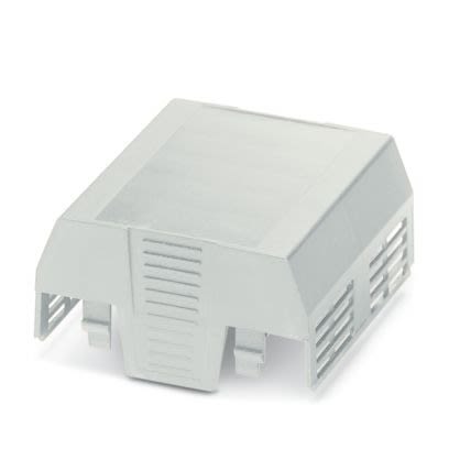 Phoenix Contact Upper Housing Part Enclosure Type 1074 Series, ABS/Polycarbonate 74.65 mm 74.65 mm DIN Rail Enclosure