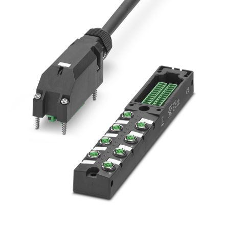 Phoenix Contact SACB Series Distribution Unit, 8 Port, M8, 10 m