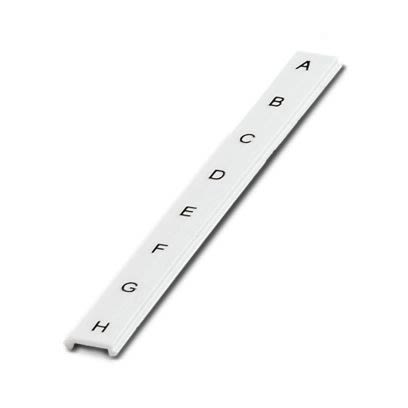 Phoenix Contact, ZBF 6 Polyamide Marker Strip for use with Terminal Block