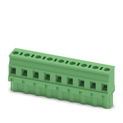 Phoenix Contact GMVSTBW Series PCB Connector, 9-Contact, 7.5 mm Pitch, 1 Row Screw