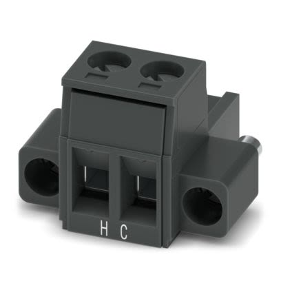 Phoenix Contact MSTB Series PCB Connector, 2-Contact, 5.08 mm Pitch, Screw, 1 Row Screw