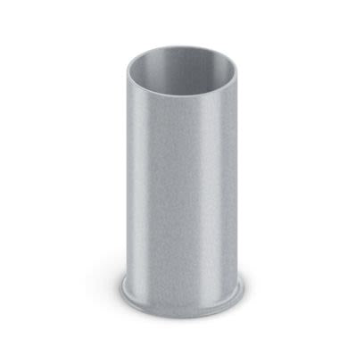 Phoenix Contact, A 95-30 Insulated Bootlace Ferrule, 30 mm Pin Length, 14.5 mm Pin Diameter, Silver to 3 AWG Wire Size