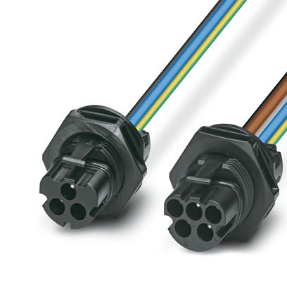Phoenix Contact Circular Connector, 3 Contacts, Rear, M12 Connector, Socket, Male, IP66, IP68, IP69K, PRC 35 Series