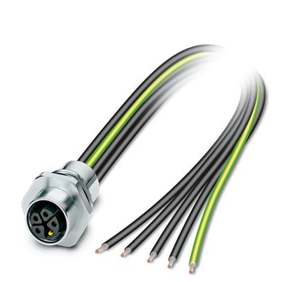 Phoenix Contact Circular Connector, 5 Contacts, Plug-in, M12 Connector, Socket, Female, IP65, IP67, SACC Series