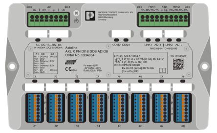 Phoenix Contact Axioline X Series I/O Module, Digital, Analogue Output, 24-Input, Digital, Analogue Input