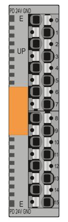 Phoenix Contact Distribution Block, 8 Way, 24V dc, 4A, Grey