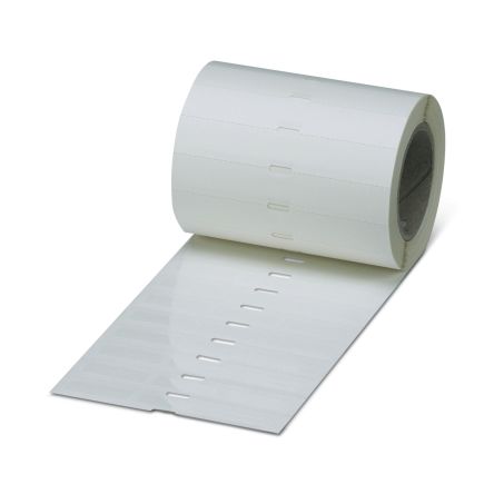 Phoenix Contact White Label Roll, 27 mm Width, 1 Per Roll Qty, 8 mm