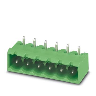 Phoenix Contact MSTBA Series Wave Soldering Mount PCB Header, 7 Contact(s), 5.08 mm Pitch, 1 Row, Shrouded