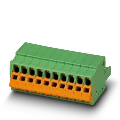 Phoenix Contact QC1 Series PCB Connector, 3-Contact, 5 mm Pitch, Push-in, 1 Row Push-in