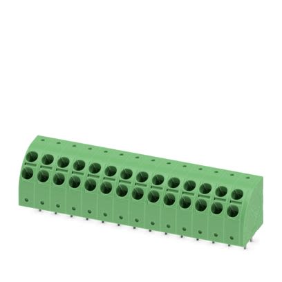 Phoenix Contact PTDA Series PCB Terminal Block, 14-Contact, 5 mm Pitch, Wave Soldering Mount, 1 Row
