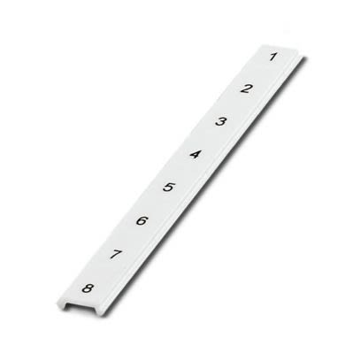 Phoenix Contact, ZBF 6 Polyamide Marker Strip for use with Terminal Block