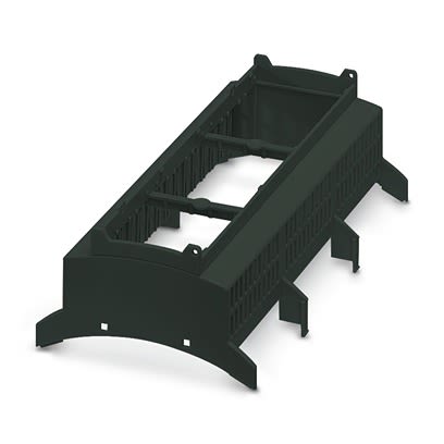 Phoenix Contact Vented Sides Enclosure Type BC Series, Polycarbonate DIN Rail Enclosure