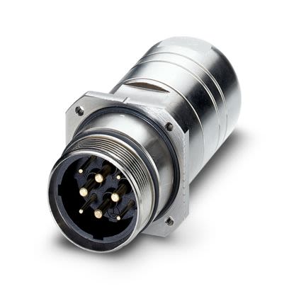 Phoenix Contact Connector, 8 Contacts, Feed Through, M40 Connector, Plug, Male, IP67, SM Series