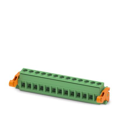 Phoenix Contact MSTB Series PCB Connector, 13-Contact, 5.08 mm Pitch, Locking Jack, 1 Row Screw