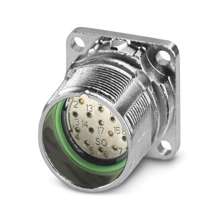 Phoenix Contact Circular Connector, 9 Contacts, Front, M23 Connector, Socket, Female, IP66, IP68, M23 PRO Series