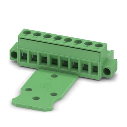 Phoenix Contact MSTB Series PCB Connector, 8-Contact, 5.08 mm Pitch, Screw, 1 Row Crimp