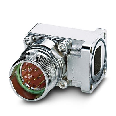 Phoenix Contact Circular Connector, 12 Contacts, Front, M23 Connector, Male, IP67, 1607 Series
