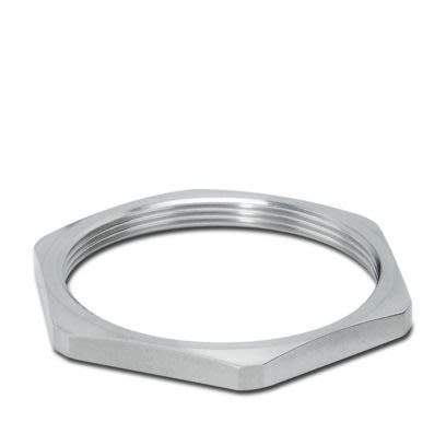 Phoenix Contact Silver Nickel Plated Brass Cable Gland Locknut, M63 Thread