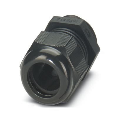 Phoenix Contact G-INS Series Black Polyamide Cable Gland, PG7 Thread, 3 mm min., 6.5 mm max., IP66, IP68