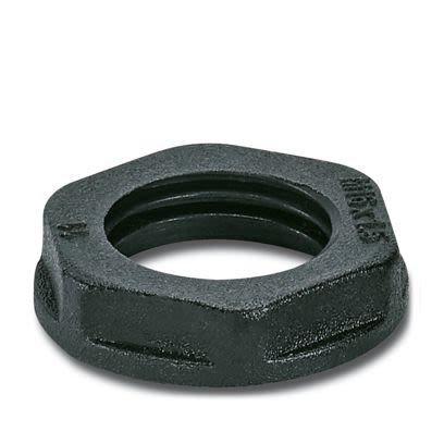 Phoenix Contact Black Polyamide Cable Gland Locknut, M16 Thread