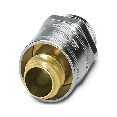 Phoenix Contact Brass Nickel Plated Brass Cable Gland, PG9 Thread, 11 mm max., IP40