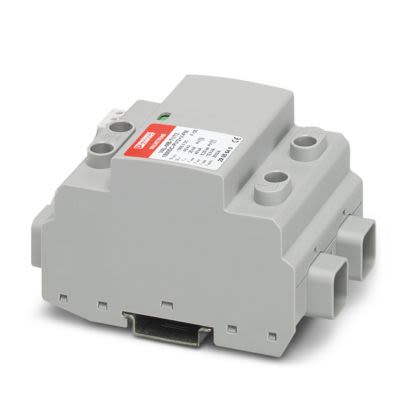 Phoenix Contact, VAL-MB Surge Arrester 1500V dc Maximum Voltage Rating 40 kA Maximum Surge Current Surge Arrester,