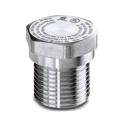Phoenix Contact, M25 Thread, Nickel Plated Brass, 25 mm Diameter Threaded