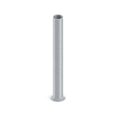 Phoenix Contact Insulated Bootlace Ferrule, 20 mm Pin Length, 2.2 mm Pin Diameter, Silver to 14 AWG Wire Size