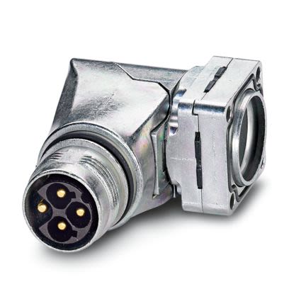 Phoenix Contact Circular Connector, 6 Contacts, Front, M17 Connector, Plug, Male, IP67, ST Series