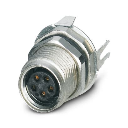 Phoenix Contact Circular Connector, 5 Contacts, Plug-in, M8 Connector, Socket, Female, IP65, IP67, SACC Series