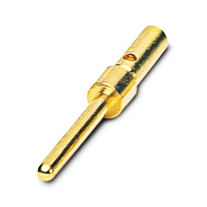 Phoenix Contact Male Crimp Crimp Contact, Contact Size 1 mm, Wire Size 20AWG, 24 AWG
