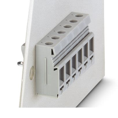 Phoenix Contact VDFK 6/K-DP Series PCB Terminal Block, 2-Contact, 10 mm Pitch, Screw, 1 Row