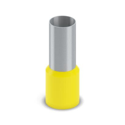 Phoenix Contact, AI 150-32 YE - Ferrule Insulated Bootlace Ferrule, 58 mm Pin Length, 18.6 mm Pin Diameter, Yellow