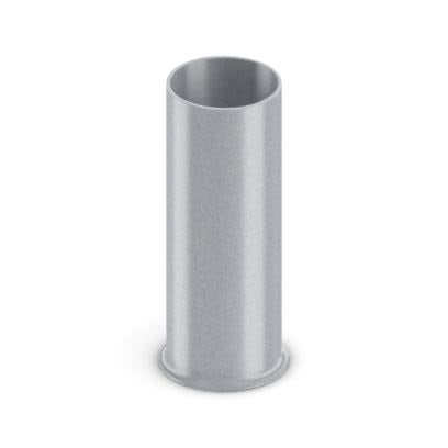 Phoenix Contact, A 70-32 Insulated Bootlace Ferrule, 32 mm Pin Length, 12.5 mm Pin Diameter, Silver to 2 AWG Wire Size