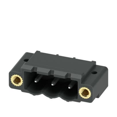 Phoenix Contact CC Series Straight Wave Soldering Mount PCB Header, 3 Contact(s), 5.08 mm Pitch, 1 Row