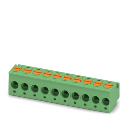 Phoenix Contact PTS Series Pluggable Terminal Block, 10-Contact, 5 mm Pitch, 1 Row, 1805591