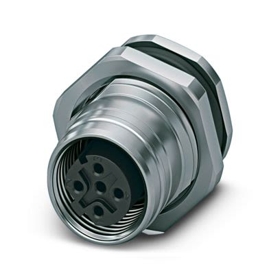 Phoenix Contact Circular Connector, 4 Contacts, Plug-in, M12 Connector, Socket, Female, IP65, IP67, SACC Series
