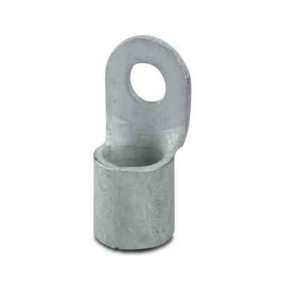 Phoenix Contact, C-RC Uninsulated Ring Terminal, M16 Stud Size 24 AWG 0 AWG Wire Size, Silver