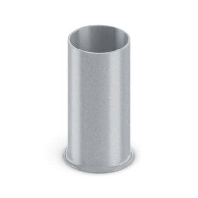 Phoenix Contact, A 70-25 Uninsulated Bootlace Ferrule, 25 mm Pin Length, 12.5 mm Pin Diameter, Silver to 2 AWG Wire Size