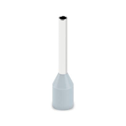Phoenix Contact, AI-GB Insulated Ferrule, 10 mm Pin Length, 1.3 mm Pin Diameter, Grey to 18 AWG Wire Size