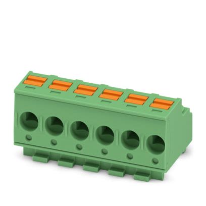 Phoenix Contact PTS Series Pluggable Terminal Block, 6-Contact, 5 mm Pitch, 1 Row, 1848574