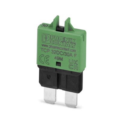 Phoenix Contact TCP Thermal Circuit Breaker - 1-Pole, On Base Element, 30A Current Rating, 2000 A, 32 V dc