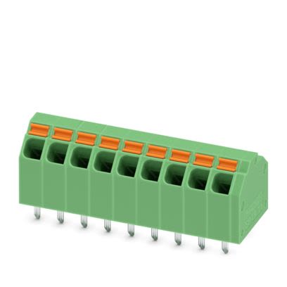 Phoenix Contact PCB Terminal Block, 9-Contact, 3.81 mm Pitch, Wave Soldering Mount, 1 Row