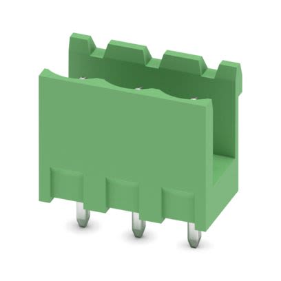 Phoenix Contact Straight Solder PCB Header, 3 Contact(s), 5 mm Pitch, 1 Row, Shrouded