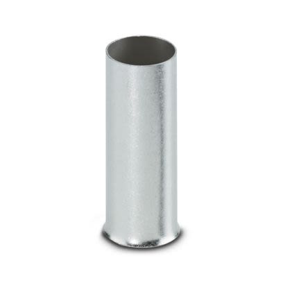 Phoenix Contact, A 95 -40 Insulated Ferrule, 40 mm Pin Length, 14.5 mm Pin Diameter, Silver to 3 AWG Wire Size
