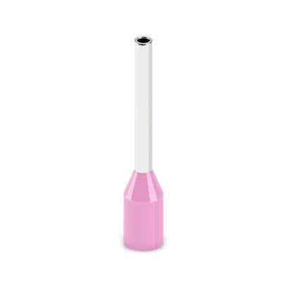 Phoenix Contact Insulated Ferrule, 8 mm Pin Length, 0.8 mm Pin Diameter, Yellow to 22 AWG Wire Size